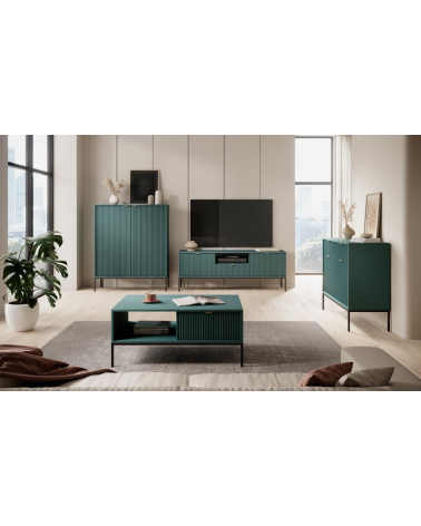 Ensemble meuble TV NOVA couleur Vert